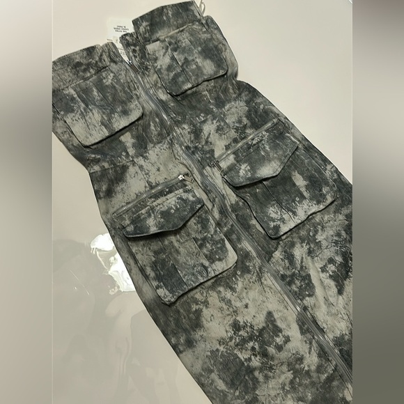 Camouflage Strapless Maxi Dress - Picture 10 of 15